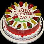 Eggless Valentine Fruit Cake