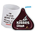 Personalised Mug and Hersheys Kisses Combo