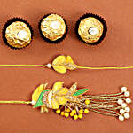 Bhaiya Bhabhi Rakhi And Ferrero Rocher Combo