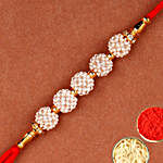 Set of 2 Fancy Rakhis And Lindt Chocolate