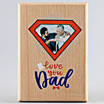 Love You Dad Personalised Wooden Plaque