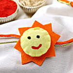 Cute Smiling Sun Rakhi For Kids
