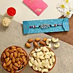 Punjabi Veera Rakhi With Almonds And Cashew