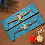 2 Devotional Kids Rakhis And Soan Papdi With Almonds