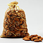 3D Stone Rakhi And Almonds With Ferrero Rocher