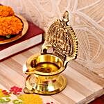 Divine Kamakshi Brass Diya
