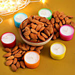Fancy Candle Diyas With Almonds