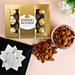Ferrero Rocher With Kaju Katli And Almonds
