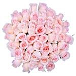 Delightful Pink Roses Bouquet