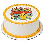 Pokemon Lightup Pikachu Chocolate Hazelnut Cake