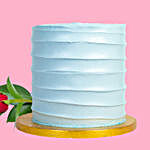 Rustic Blue Red Velvet Cake