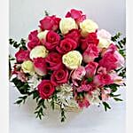 Heavenly Mixed Flowers Basket