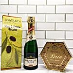 Wine With Biscuits And Cheese Celebration Hamper