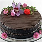 Delicious Double Dark Chocolate Cake
