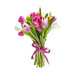 Colourful Mixed Tulips Bouquet
