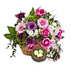 Easter Flowers Basket