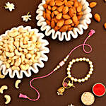 Sneh Ethnic Rakhi Set With Almonds & Cashews