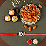 Sneh Kids Football Rakhi With Almonds & Ferrero Rocher