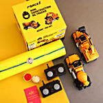 Sneh Kids Ironman Rakhi & Mini Truck Toy