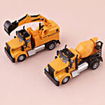 Mini Construction Toy Set & Lindt Chocolate