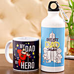 Disney My Superhero Dad Bottle Mug