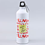Personalised Love N Hearts Bottle