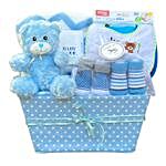 Bundle Of Joy Blue Gift Basket