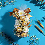 Bouquet Of Ferrero Love Gift