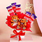 Hugs N Chocolates Bouquet