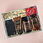 Sneh Fancy Pearl Rakhi & Personalised Gift Set