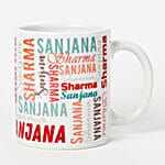 Personalised Multicolored Name Mug