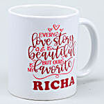 Personalised Love Story Mug Hand Delivery