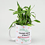 Two Layer Bamboo Plant In Mother's Day Special Mug