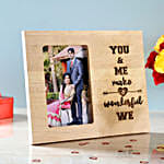 Wonderful We Engraved Photo Frame
