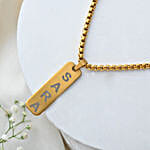 Personalised Gold Elegant Neck Chain