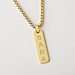 Personalised Gold Elegant Neck Chain
