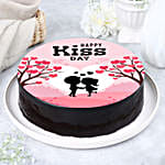 Kiss Day Special Chocolate Cake