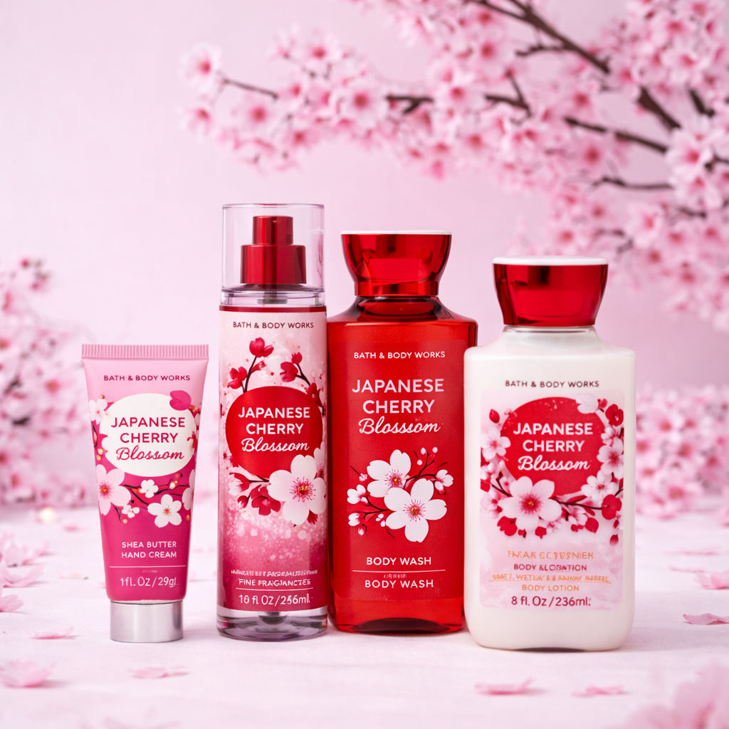 Japanese Cherry Blossom Ritual Bath Set canada | Gift Japanese