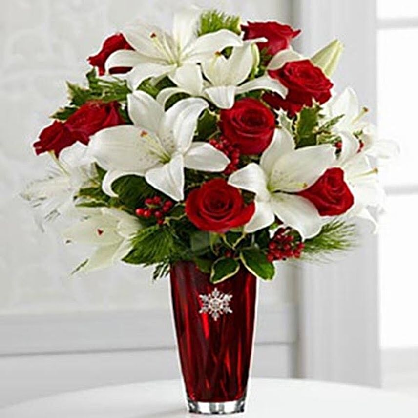 Roses And Lilies Bouquet