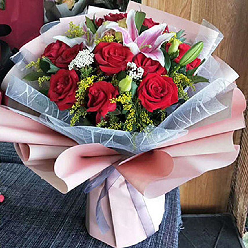 Bouquet Of Enchanting Flowers