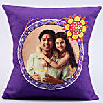 Bal Krishna Kids Rakhi And Personalised Cushion
