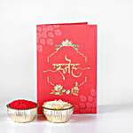 Imperial American Diamond Rakhi & Ferrero Delight
