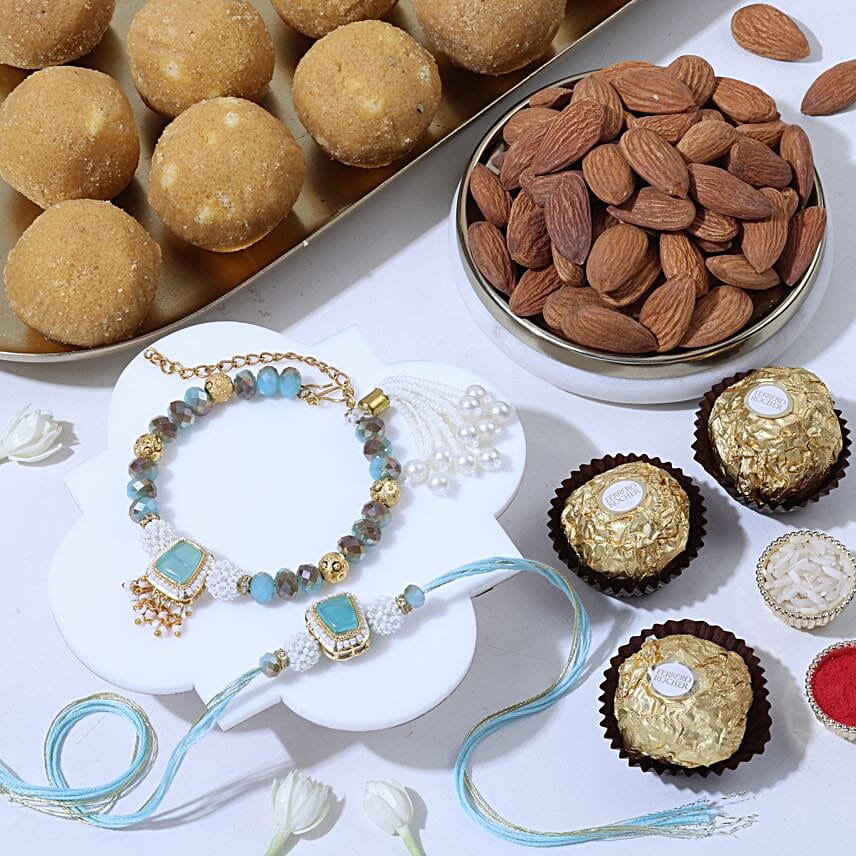 BB Stone Rakhi Luxe Treat Box