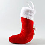 Choclairs Candy In Furry Red Xmas Stocking