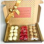 Sneh Pearl Rakhi & Tempting Bonbons Gift Box