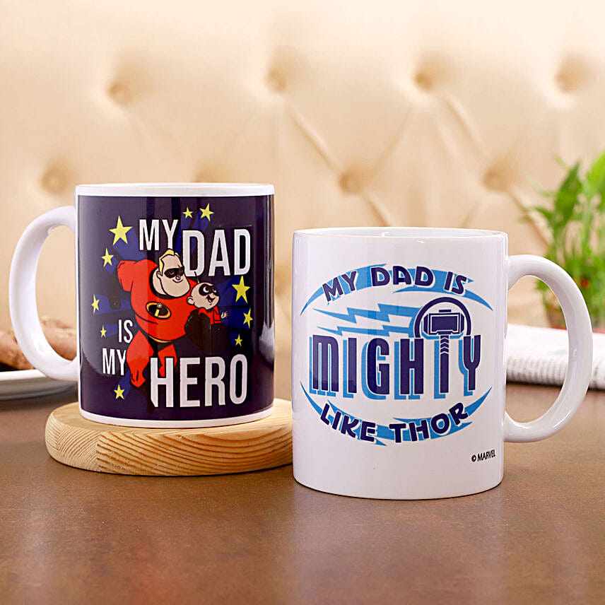 Disney Marvel Superhero Dad Mug Set Of 2 egypt Gift Disney Marvel Superhero Dad Mug Set Of 2 FNP