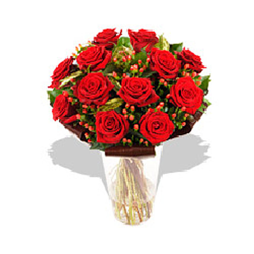 A Dozen Luxury Red Roses