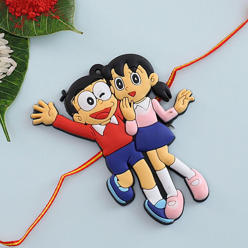 Nobita Shizuka Kids Rakhi france | Gift Nobita Shizuka Kids Rakhi- FNP Nobita Shizuka Kids Rakhi france | Gift Nobita Shizuka Kids Rakhi- FNP