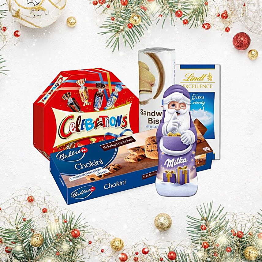 Christmas Special Cookies And Chocolate Hamper:Christmas Gift Delivery Germany