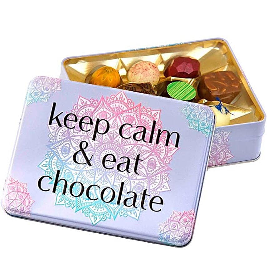 Gift Box Keep Calm And Eat Chocolate:Valentine's Day Chocolates in Germany